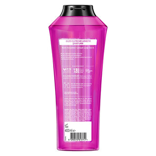 Gliss Supreme Length Shampoo for Oily Roots and Dry Ends - Biotin Complex, 13.53 fl oz Gliss Supreme Length Shampoo - Biotin Complex for Oily Roots & Dry Ends hair care shampoo, smoothing shampoo, biotin shampoo, shampoo for oily roots and dry ends, Gliss Supreme Length Shampoo, hair care products, nourishing shampoo, protective shampoo, biotin complex, peony flower extract, oily roots and dry ends solution, smoothing hair care