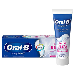 Oral-B Complete 7 Whitening Toothpaste with Recyclable Packaging - 2.54 fl oz Oral-B Complete 7 Whitening Toothpaste - Eco-Friendly Oral-B Complete 7, whitening toothpaste, recyclable toothpaste packaging, mint flavor toothpaste, oral care, teeth whitening, eco-friendly oral care, daily hygiene, dentist recommended