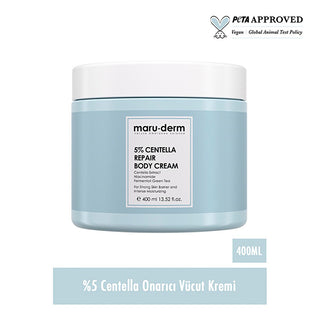 maruderm centella repair body cream packaging, maruderm centella cream texture, maruderm centella body cream ingredients Maruderm Centella Repair Body Cream - Intense Hydration for Sensitive Skin | 13.5 fl. oz. Maruderm Centella Repair Body Cream 400ml maruderm, centella-cream, sensitive-skin, moisturizer, skin-repair, niacinamide, fermentoil-green-tea, dry-skin-relief, body-cream, ai-generated