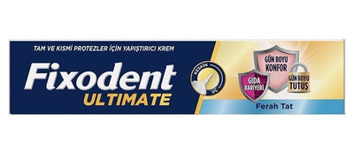 Fixodent Ultimate: Strong Hold Denture Adhesive Paste with Fresh Taste - Secure False Teeth & Enhance Oral Care (40 gr)