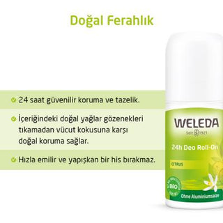 Weleda Natural Roll-On Deodorant - Aluminum-Free, Lemon Scented, 24-Hour Protection Weleda Natural Deodorant - Aluminum-Free & Lemon Scented Natural Deodorant, Aluminum-Free Deodorant, Organic Deodorant, Roll-On Deodorant, Lemon Scented Deodorant, Weleda, Personal Care, Natural Personal Care, Hygiene, Deodorant, Natural Skincare, Sensitive Skin, Eco-Friendly, 24-Hour Protection