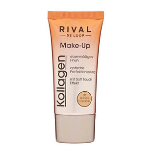 Rival de Loop Foundation Makeup with Collagen - Natural Looking, Light to Medium Coverage for Smooth Skin - 1.01 fl oz Rival de Loop Collagen Foundation Makeup - Natural & Smooth Foundation Makeup, Collagen Foundation, Natural Looking Makeup, Light to Medium Coverage Foundation, Makeup for Smooth Skin, Collagen Makeup, Natural Beauty Products, Everyday Makeup, Smooth Finish Foundation, Beauty Essentials, Makeup for Daily Wear, Skin Care Makeup, Flawless Finish Foundation