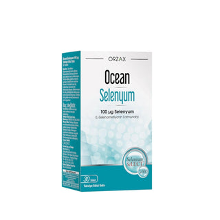 Orzax Ocean Selenyum 100mg Selenium Supplement - 30 Tablets for Immune Support and Overall Health Orzax Ocean Selenyum 100mg Selenium Supplement Selenium Supplement, Orzax Ocean Selenyum, 100mg Selenium Tablets, Dietary Supplements for Health, Selenium 100mg 30 Tablets, Immune Support Supplements, Health Supplements, Orzax Supplements, Ocean Series Supplements, Selenium Deficiency Solution
