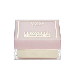 Rival Loves Me Flawless Baking Face Powder - Transparent Setting Powder for a Long-Lasting, Matte Finish (14 gr) Rival Loves Me Baking Face Powder - Flawless, Long-Lasting Makeup face powder, setting powder, baking powder, transparent powder, makeup setting powder, flawless baking powder, cheek powder, makeup powder, Rival Loves Me powder, makeup, cosmetics, flawless finish, long-lasting makeup, matte finish, baking technique, beauty, face makeup, transparent face powder, setting face powder, baking face po