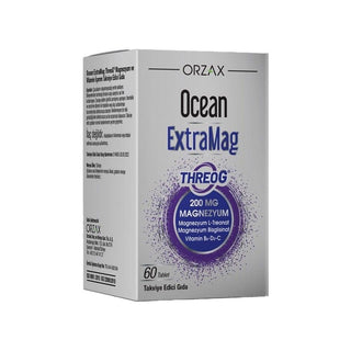 ocean extramag threog tablets, bottle of ocean extramag threog, ocean artisanal nutrition Ocean ExtraMag Threog 60 Tablets - Magnesium & Vitamins Ocean ExtraMag Threog 60 Tablets – Magnesium & Vitamins ocean, extramag-threog, magnesium, vitamins, dietary-supplement, health, athletes, wellness, immune-support, ai-generated
