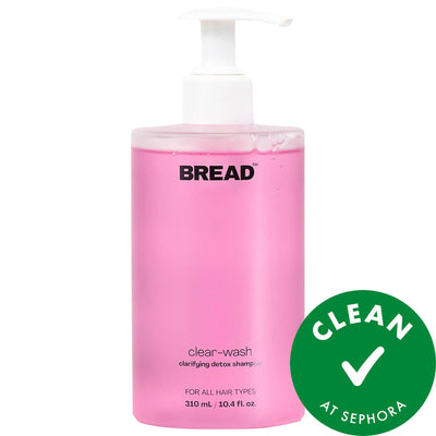 Clear-Wash Detox Clarifying Shampoo: Fragrance-Free, Vegan & Sulfate-Free - Deep Cleanse for Oily Scalp & Product Buildu