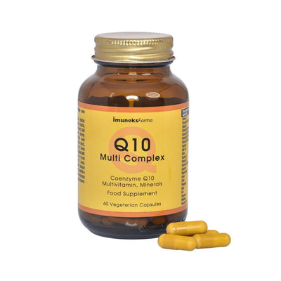 İmuneks - Multivitamin Supplement with Coenzyme Q10 for Adults - Boosts Immune System & Energy