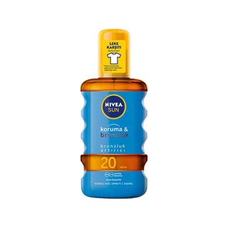 Nivea Sun Bronzluk Artırıcı Leke Karşıtı Güneş Yağı Spreyi Spf 20 200 ml - Enhance Your Tan with Anti-Freckle Sunscreen Spray Nivea Sun SPF 20 Sunscreen Spray for Tanning & Freckle Protection Nivea Sun, Sunscreen Spray, SPF 20, Tanning Enhancer, Anti-Freckle Sunscreen, Sun Protection, Bronzing Sunscreen, Sun Care, Skin Protection, Outdoor Essentials, Beauty Products, Skincare, Tanning Products, Freckle Care