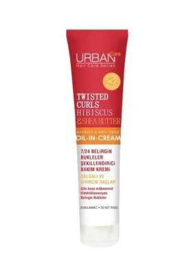urban care twisted curls hibiscus shea butter cream front view, urban care twisted curls hibiscus cream texture, urban care twisted curls hibiscus shea butter cream application Urban Care Twisted Curls - Hibiscus Shea Butter | 175 ml Urban Care Twisted Curls Cream | 175 ml urban-care, twisted-curls, hibiscus, shea-butter, leave-in-conditioner, curly-hair-care, moisturizing, hair-strengthening, ai-generated, 24-7-hair-care
