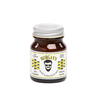 Morgan's Beard and Moustache Wax - 50g Styling & Grooming Product for Men's Beard Care Morgan's Beard Wax - 50g Grooming Beard Wax, Moustache Wax, Grooming Products, Men's Grooming, Beard Care, Facial Hair Care, Styling Products, Grooming Essentials, Men's Accessories