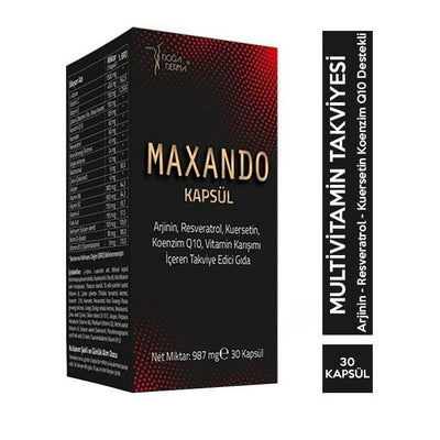 Maxando Dietary Supplement Antioxidant Support Capsules for Adults - 30 Count