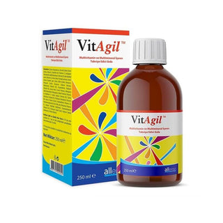 vitagil multivitamin syrup bottle, vitagil syrup with vitamins and minerals, vitagil children's multivitamin packaging VitAgil Multivitamin Syrup - Complete Vitamins & Minerals | 250 ml VitAgil Multivitamin Syrup - Nutrient-Rich Supplement vitagil, multivitamin-syrup, children-nutrition, liquid-vitamins, healthy-lifestyle, immune-support, dietary-supplements, vitamins-and-minerals, parents-guide, ai-generated