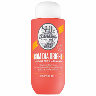 Bom Dia Bright AHA BHA Body Wash: Clarifying, Exfoliating, & Smoothing for Radiant Skin - Sulfate-Free Vegan Body Wash Bom Dia Bright AHA BHA Body Wash | Exfoliate & Clarify AHA BHA body wash, clarifying body wash, exfoliating body wash, ingrown hair treatment, strawberry skin treatment, vegan body wash, sulfate free body wash, skin smoothing body wash, pore cleansing body wash, Bom Dia Bright Body Wash, body wash, cleanser, bath and body, shower gel, exfoliation, smooth skin, radiant skin, skin care, vegan
