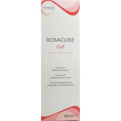 Synchroline Rosacure: Gentle Cleansing Gel for Sensitive Skin & Rosacea Relief | Hydrating Facial Cleanser, Soothing Red