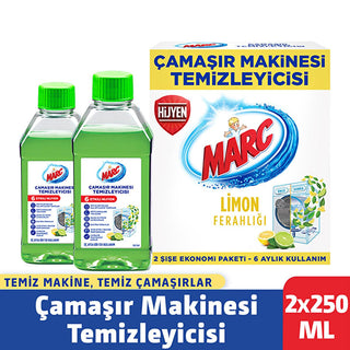 Washing machine cleaner lemon 2 x 8.5 fl. oz., Marc washing machine cleaner with lemon scent Marc Washing Machine Cleaner - Lemon 2 x 8.5 fl. oz. | For Optimal Machine Performance Marc Washing Machine Cleaner Lemon 2 x 8.5 fl. oz. washing-machine-cleaner, lemon-scent, machine-care, cleaning-supplies, laundry, home-cleaning, appliance-cleaner, marc, ai-generated, household