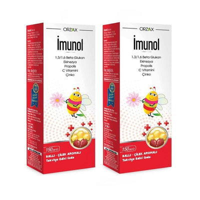İmunol _munol Immune Support Supplement - Natural Immune Booster with Echinacea, Propolis, Vitamin C - Liquid Dietary Su