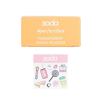Soda Translucent Setting Powder for Long-Lasting Matte Finish Makeup - Transparent Fixing Toz Pudra Soda Translucent Setting Powder for Matte Finish translucent setting powder, matte finish makeup, oil control powder, long-lasting makeup, transparent powder, makeup setting powder, flawless makeup, oily skin solution, daily makeup essentials, beauty products