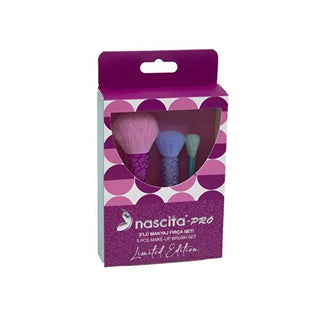 Nascita Pro 3-Piece Makeup Brush Set - Soft, High-Quality Brushes for Professional & Everyday Use Nascita Pro Makeup Brush Set - Soft & Durable makeup brush set, high-quality makeup brushes, professional makeup tools, Nascita Pro makeup brushes, synthetic makeup brushes, beauty essentials, makeup artist tools, cosmetic brushes, beauty products, makeup accessories