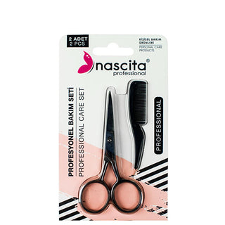 nascita brow grooming set mini comb, nascita brow grooming scissors Nascita Brow Grooming Set - Mini Comb & Scissors | Beauty Essentials Nascita Brow Grooming Set - Mini Comb & Scissors nascita, brow-grooming-set, beauty-essentials, eye-care, grooming-tools, makeup-accessories, brow-shaping, beauty-set, ai-generated, personal-care