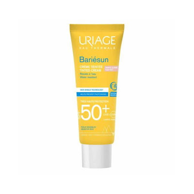 Uriage Bariesun Tinted Sunscreen SPF50+ Fair - Sensitive Skin UVA/UVB Protection, Light Coverage, Non-Comedogenic, Daily
