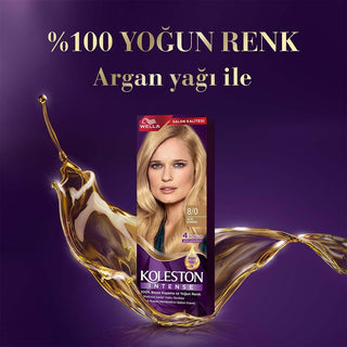 wella koleston intense hair color 8-0 packaging, before and after hair color using wella koleston, ingredients of wella koleston intense color Wella Koleston Intense Hair Color - Light Brown 8/0 for Women & Teens Wella Koleston Intense Light Brown Hair Color 8/0 wella, koleston, hair-color, light-brown, intense-color, permanent-hair-color, hair-care, coloring-kits, women-hair-products, ai-generated