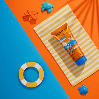 Bioxcin Children's Sunscreen Lotion SPF 50+ - Hypoallergenic, Paraben-Free, Water Resistant - 6.76 fl oz Bioxcin Kids Sunscreen SPF 50+ - Hypoallergenic & Paraben-Free children's sunscreen, SPF 50+ lotion, hypoallergenic sun care, zinc oxide sunscreen, paraben-free sun protection, kids sunblock, sensitive skin sunscreen, non-comedogenic sunscreen, fragrance-free sunscreen, water resistant sunscreen, outdoor protection for kids