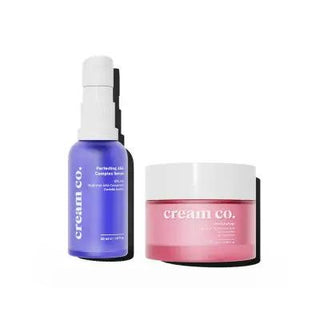 Cream Co. AHA Serum & Hyaluronic Acid Moisturizer Set: Vegan Skincare for Acne Treatment, Skin Brightening & Even Tone Cream Co. AHA Serum & Hyaluronic Acid Moisturizer | Vegan AHA serum, hyaluronic acid moisturizer, vegan skincare, acne treatment, skin brightening serum, facial moisturizer, skin texture improvement, even skin tone, anti-aging skincare, pore minimizing serum, skincare set, AHA serum, BHA, moisturizer, oily skin, combination skin, normal skin, radiant skin, youthful skin, plant extracts, alo