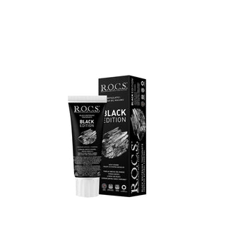 Rocs Whitening Toothpaste - Black Edition for Brighter Smile, Oral Hygiene & Teeth Whitening Rocs Whitening Toothpaste for Brighter Smile whitening toothpaste, black toothpaste, oral hygiene products, Rocs toothpaste, teeth whitening, oral hygiene, toothpaste, dental care, teeth cleaning, smile whitening, black edition toothpaste, Rocs black edition