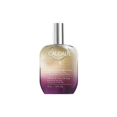 Caudalie Radiance Smoothing Elixir: Nourishing Body and Hair Oil with Argan & Grape Seed - Vegan, Non-Greasy, Natural Oi