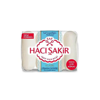 Hacı Şakir Natural Solid Soap - Oceanic Freshness, Chemical-Free, 4 x 70g Hacı Şakir Natural Solid Soap - Oceanic Freshness & Gentle Care Hacı Şakir, Solid Soap, Natural Soap, Chemical-Free Soap, Oceanic Freshness Soap, Gentle on Skin, Natural Ingredients, Sensitive Skin, Refreshing Fragrance, Multipack, Value for Money, Personal Hygiene, Natural Personal Care, Eco-Friendly, Traditional Hygiene Products, Heritage Brand, Long-Lasting Freshness