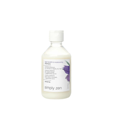 Simply Zen Age Benefit & Moisturizing Shampoo: Hydrate Dry Hair & Fight Aging - Professional Hydrating Hair Shampoo, 8.4