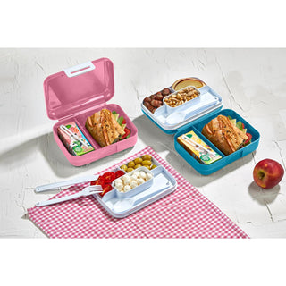 vagon life lunch box closed, vagon life lunch box open with spoon, vagon life lunch box dimensions Vagon Life Lunch Box VGN1010 - Portable Lunch Container for Students, Office Workers & Campers | 18cm x 13cm x 6cm Vagon Life Lunch Box - Ideal for Students & Campers lunch-box, food-storage, portable-lunch-container, student-lunch-box, camping-essentials, office-supplies, bento-box, lunchgear, vagon-life, ai-generated