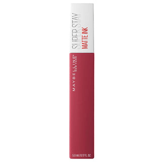 maybelline super stay matte ink lipstick in ruler, close-up of maybelline matte ink lipstick 80 ruler Maybelline New York Super Stay Matte Ink Lipstick - Ruler | 80 Maybelline Super Stay Matte Ink Lipstick - Ruler maybelline, super-stay, matte-ink, liquid-lipstick, lip-color, makeup, beauty, long-lasting, women, ai-generated