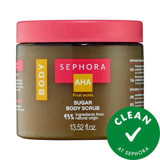 Sephora Collection Sugar Body Scrub with AHA - Natural-Origin Exfoliating Body Scrub for Smoother Skin, Vegan Skincare Sephora Sugar Body Scrub with AHA - Natural Exfoliant for Smooth Skin Body Scrub, AHA Body Scrub, Natural Skincare, Vegan Skincare, Exfoliating Body Scrub, Sugar Body Scrub, Sephora Collection, Natural-Origin Ingredients, Vegan Ingredients, Gentle Exfoliation, Smoother Skin, Softer Skin, Radiant Skin, Skincare Routine, Body Care, Skincare Essentials, Gift for Her, Self-Care Products