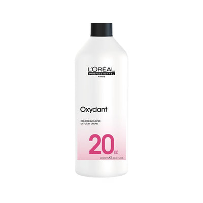 Loreal Professionnel Paris Oksidan Krem %6 20 Vol. 1000 ml - Professional Hair Coloring Developer - 6% Oxidizing Cream, 