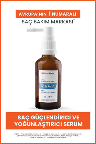 Ducray Neoptide Expert Hair Strengthening & Densifying Serum 2x50ml - Boost Hair Resilience & Density