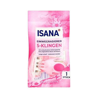 Isana 5 Blade Disposable Razors - Aloe & Shea Butter for Sensitive Skin - Travel Ready, Close Shave for Men & Women Isana 5 Blade Disposable Razor - Smooth Shave, Aloe & Shea disposable razor, 5 blade razor, razor for women, razor for men, travel razor, aloe vera razor, shea butter razor, sensitive skin razor, single use razor, shaving razor, razor, shaving, personal care, travel, aloe vera, shea butter, five blade razor, shaving for sensitive skin, disposable shaver, mens grooming, womens shaving, travel e