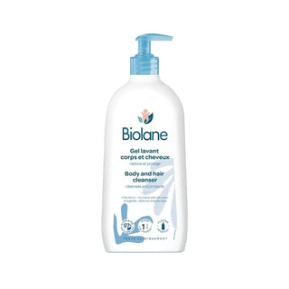 Biolane Gentle Baby Shampoo & Body Wash for Newborns - 25.4 fl oz, Soothing, Hypoallergenic, Natural Ingredients