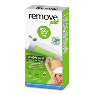 remove care maxi set wax strips, wax strips for body and face, hair removal strips for women, post-wax cleansing wipes Remove Care Maxi Set Wax Strips - Effective Hair Removal for Women | 52 Count Remove Care Maxi Set Wax Strips - 52 Count remove-care, wax-strips, hair-removal, women-s-grooming, beauty-products, personal-care, depilatory-wax, skincare, home-waxing, ai-generated