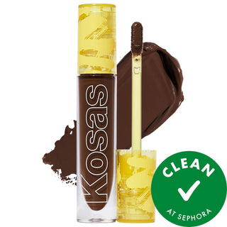 ILIA Revealer Creamy Brightening Concealer - Caffeine & Hyaluronic Acid, Vegan, Cruelty-Free - Conceals Dark Circles, Blemishes, Fine Lines - Radiant Finish ILIA Revealer Concealer: Brightening, Vegan, For Dark Circles creamy concealer, brightening concealer, caffeine concealer, hyaluronic acid concealer, vegan concealer, cruelty-free concealer, non-comedogenic concealer, concealer for dark circles, concealer for sensitive skin, radiant finish concealer, concealer, makeup, face makeup, dark circle concealer