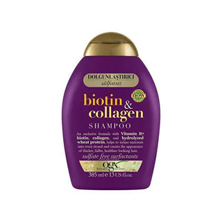 OGX Biotin & Collagen Shampoo for Weak & Falling Hair - Nourishing, 13.02 fl oz OGX Biotin & Collagen Shampoo - Nourishing for Weak Hair Biotin Shampoo, Collagen Hair Care, Nourishing Shampoo, Hair Growth Products, Shampoo for Weak Hair, Hair Nourishment, Biotin for Hair, Collagen for Hair, Wheat Proteins, Long-Lasting Shampoo, Hair Strengthening, Healthy Hair Products, Hair Care Routine, Daily Shampoo, Weak Hair Solution, Falling Hair Treatment