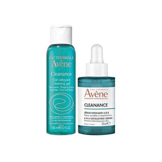 Avene Cleanance Skincare Set - Vegan Exfoliating Serum and Cleansing Gel for Oily Acne-Prone Skin Avene Cleanance Skincare Set - Vegan Exfoliating Serum & Cleansing Gel Avene Cleanance Skincare Set, Oily skin care products, Acne prone skin treatment, Vegan skincare, Exfoliating serum, Cleansing gel for oily skin, Skincare for sensitive skin, Sebum regulation, Cruelty-free skincare, Plant-based skincare, Acne control, Oil control, Gentle skincare, Non-comedogenic products