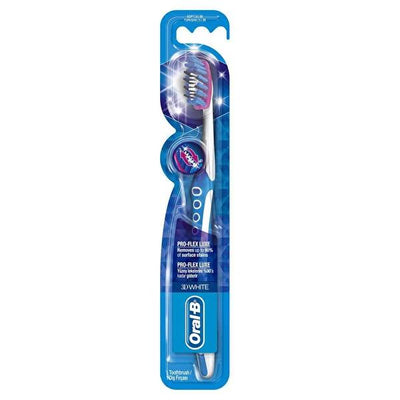 Oral-B Luxe 3D Proflex Soft Toothbrush - Orthodontic Toothbrush for Braces, Manual Toothbrush for Effective Plaque Remov