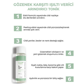 Sinoz Glow Tonik: Glycolic Acid Facial Toner for Exfoliating, Brightening & Pore Minimizing - Aloe Vera, Ginseng, Niacinamide - Radiant Skin Sinoz Glycolic Acid Toner: Exfoliate, Brighten & Minimize Pores glycolic acid toner, pore minimizing toner, exfoliating facial toner, aloe vera skin toner, ginseng toner for face, niacinamide toner, glow tonik, skin brightening toner, toner for oily skin, toner for sensitive skin, facial toner, glycolic acid, aloe vera, ginseng, niacinamide, pore tightening, exfoliatin