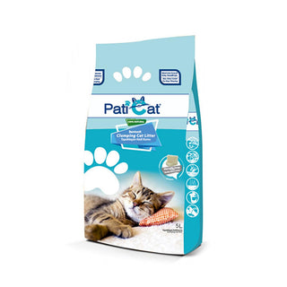 Paticat Marsilya Soap Scented Clumping Cat Litter - 5L - High Absorbency & Odor Control, Easy Clean Cat Toilet Sand Paticat Cat Litter: 5L Clumping, Odor Control, Marsilya Scent cat litter, clumping cat litter, high absorbency cat litter, odor control cat litter, easy clean cat litter, Marsilya soap cat litter, 5L cat litter, cat toilet sand, cat litter box, clumping litter, odor control, easy to clean, scented cat litter, bentonite cat litter, absorbent litter, pet supplies, cat care, cat hygiene, litter b