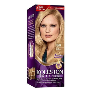 Wella Koleston Intense Hair Dye - 100% Gray Coverage, Long-Lasting Color, Moisturizing Formula with Argan Oil Wella Koleston Intense Hair Dye - 100% Gray Coverage & Moisturizing hair dye, Wella Koleston Intense, long-lasting hair color, moisturizing hair dye, Açık Kumral hair color, gray coverage, argan oil hair dye, permanent hair color, hair coloring products, beauty and personal care