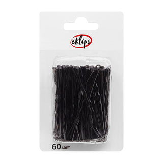 Eklips Black Hair Pins: 60-Piece Set - Strong Hold Zigzag Bobby Pins for All-Day Hairstyles & Gentle Rounded Tips Eklips Black Hair Pins: All-Day Hold & Comfort Hair pins, Tel Toka, Black hair pins, Hair accessories, Hair styling, Bobby pins, Hair clips, Zigzag hair pins, Eklips Hair Pins, hair accessory, updo, bun, ponytail, hair styling tool, women's hair accessories, girls hair accessories, secure hold, long lasting, durable, rounded tips, classic style, everyday hair, formal hair, hair fasteners