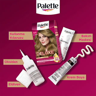 Palette Deluxe 8-0 Honey Blonde Hair Dye - Permanent, Long Lasting Color & Shine, Deep Nourishment with Oils Palette Deluxe Honey Blonde Hair Dye: Permanent Color & Shine hair dye, permanent hair color, hair color, Palette Deluxe, honey blonde hair dye, 8-0 hair dye, long lasting hair color, hair coloring, hair dye with oil, shiny hair dye, hair color with oil, blonde hair, hair nourishment, hair shine, vibrant hair color, at-home hair color, hair dye for women, hair dye for long hair, new hair color, hair 