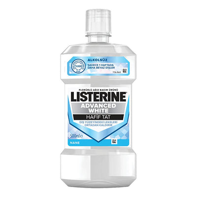 Listerine Advanced White: Teeth Whitening Mouthwash - Remove Stains, Prevent Discoloration, Strengthen Teeth, Freshen Br