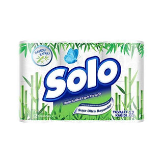 Solo Bambu Bamboo Toilet Paper, Water-Resistant, 12-Pack - Eco-Friendly Bathroom Essentials Solo Bambu Bamboo Toilet Paper - Eco-Friendly & Water-Resistant bamboo toilet paper, durable toilet paper, water-resistant toilet paper, bulk toilet paper purchase, eco-friendly bathroom products, sustainable bathroom essentials, bamboo products, hygiene products, comfort toilet paper, bulk bathroom supplies